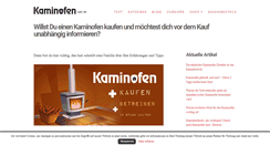 Desktop Screenshot of kaminofen.info